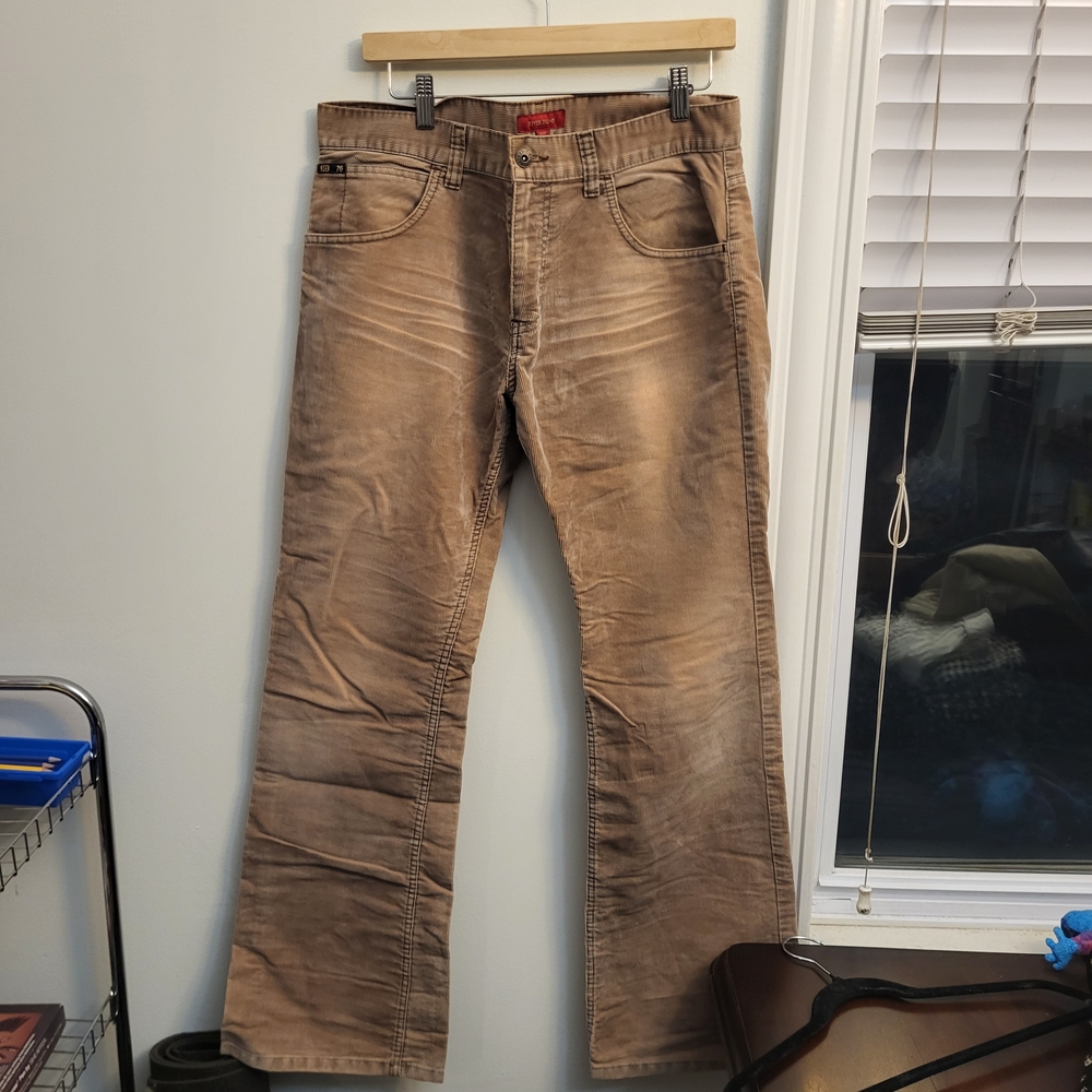 River Island Beige Corduroy Pants